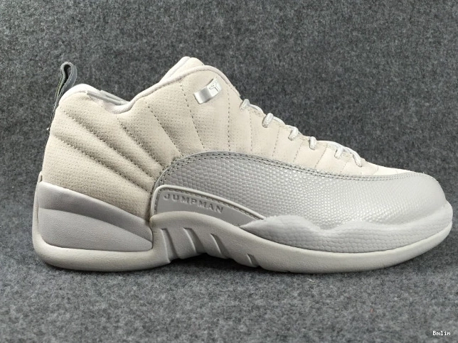 Bmlin Low Air 308317-002 Jordan 12 Suede Grey 0628